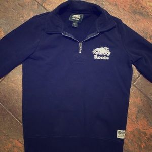 Roots 1/4 zip sweater